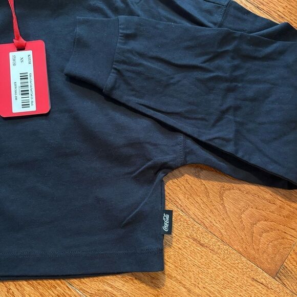 KITH X COCA COLA Surf club long sleeve crop sz XSmall XS New NWT - Picture 4 of 7